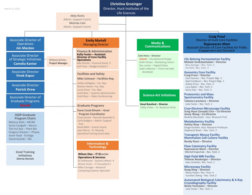 Huck Org Chart