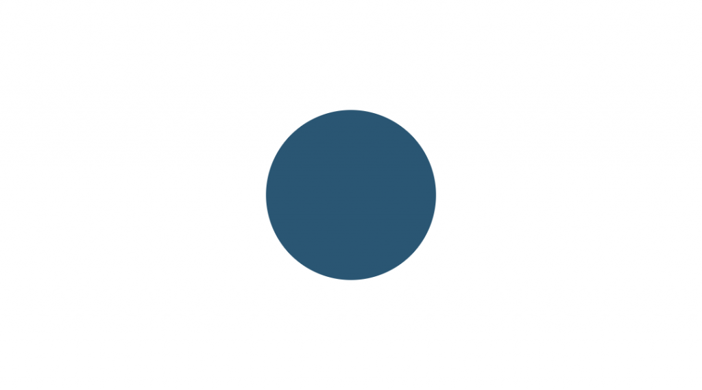 small blue circle, spacer