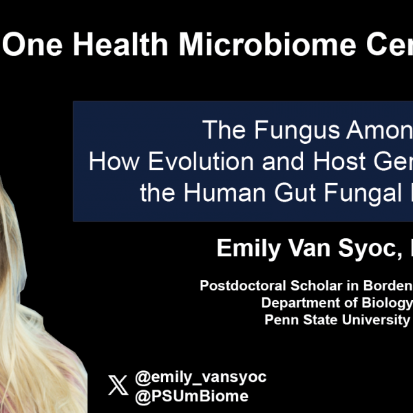 Preview image for Seminar: The Fungus Among Us: How Evolution and Host Genetics Influence the Human Gut Fungal Microbiome